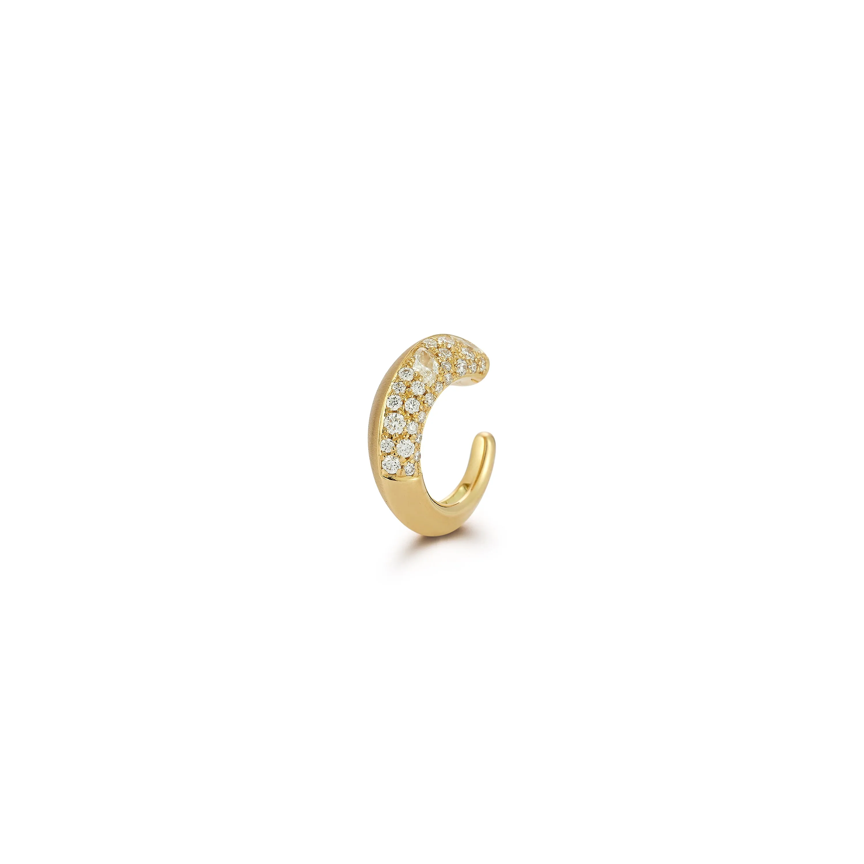Stylish Frankie Half Diamond Ear Cuff for a Chic Look