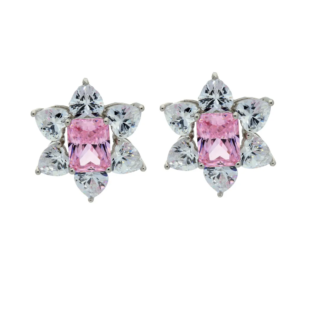 Frozen Pink Earrings