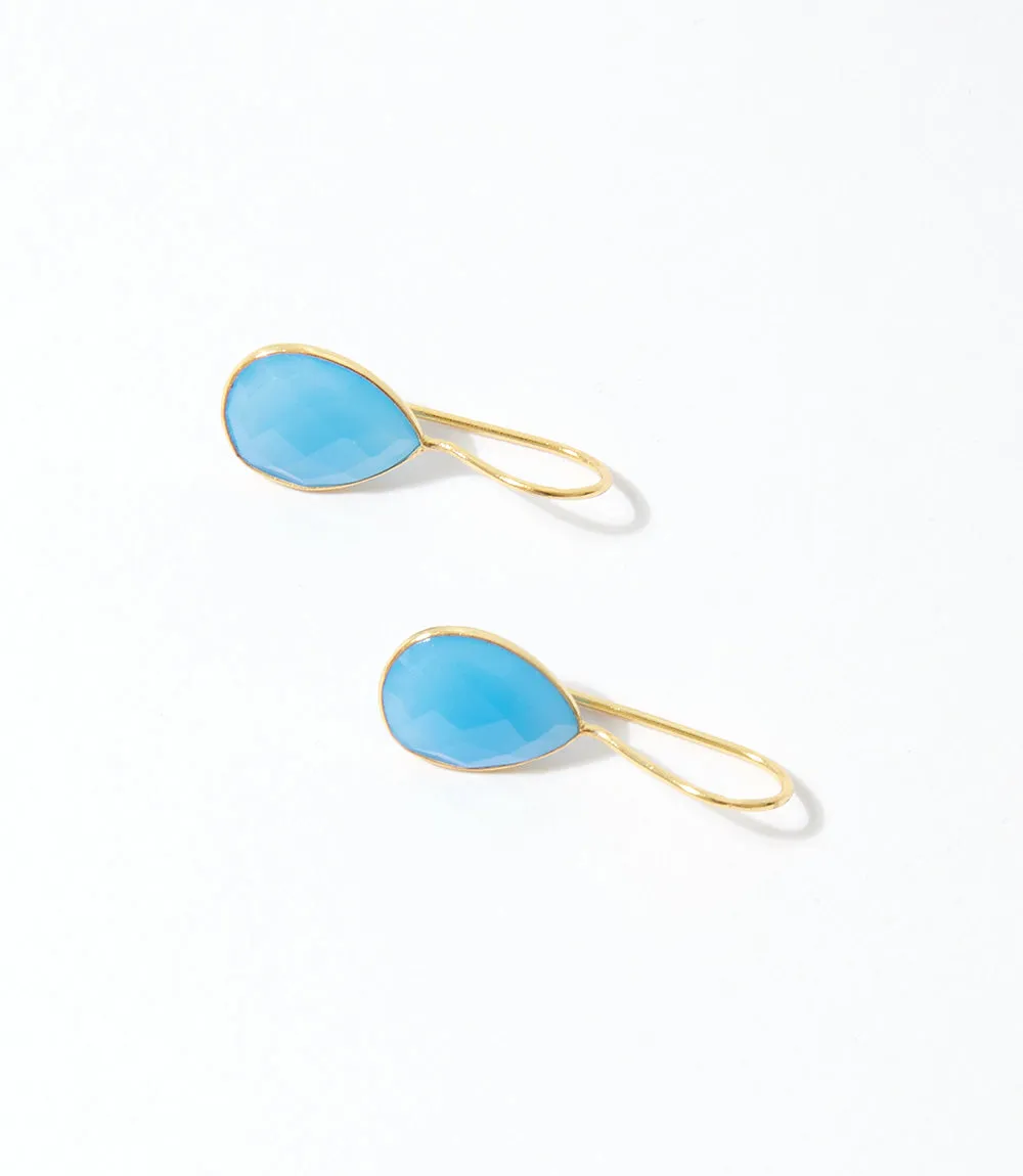 Gemstone Teardrop Earrings