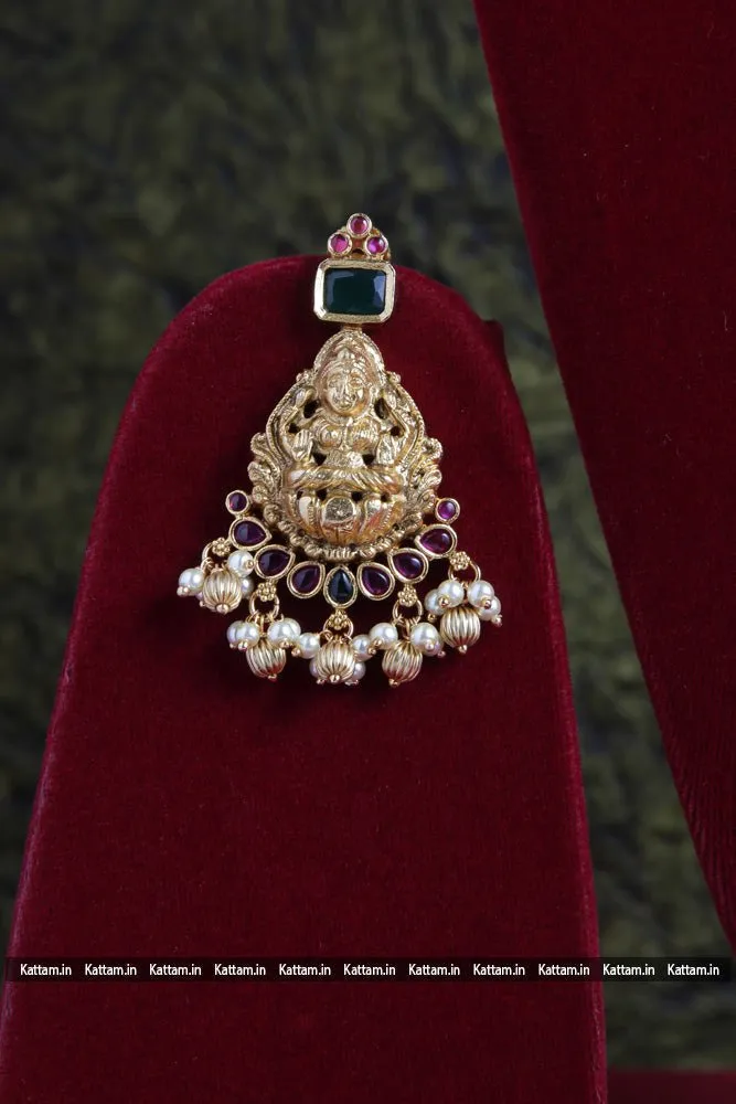 Goddess Peacock Green Stone Haram