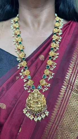 Goddess Peacock Green Stone Haram