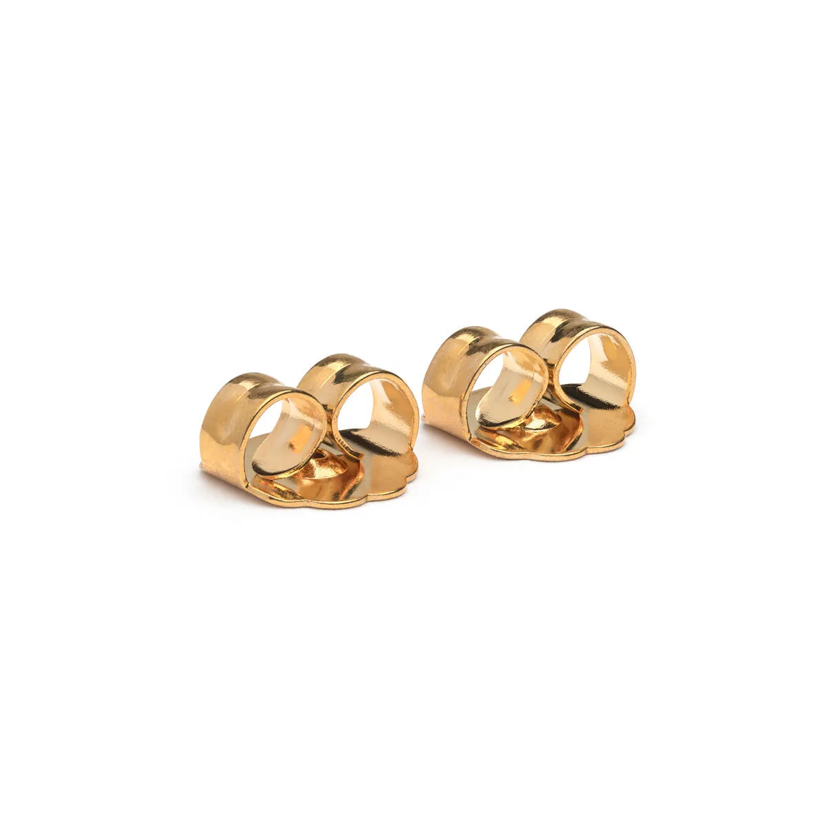 Gold Plated Big Butterfly Clasp Accessory - 1 Pair