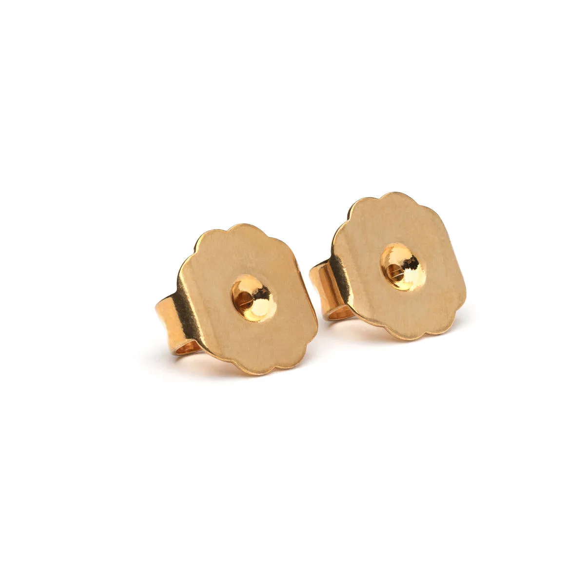 Gold Plated Big Butterfly Clasp Accessory - 1 Pair