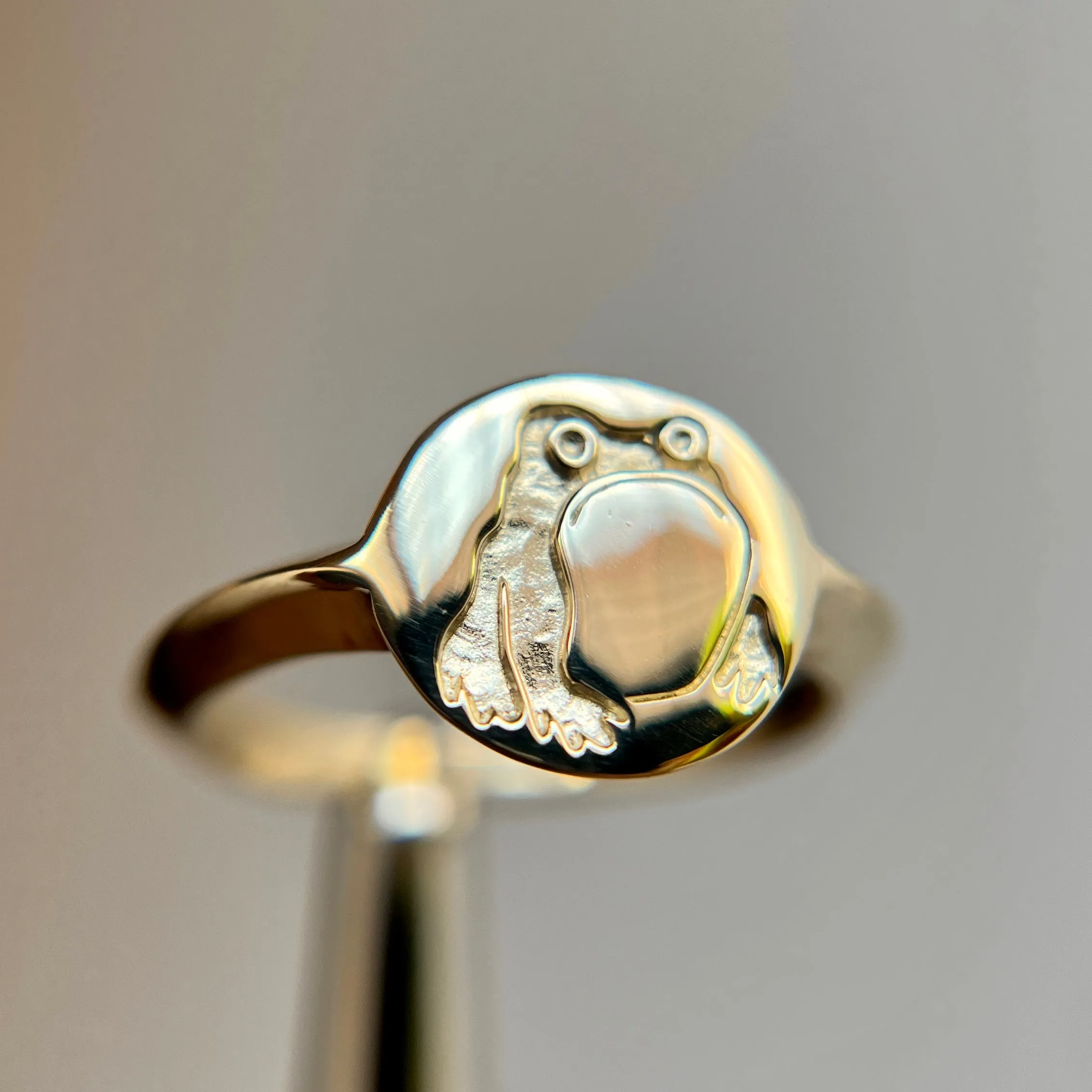 Grumpy Frog signet