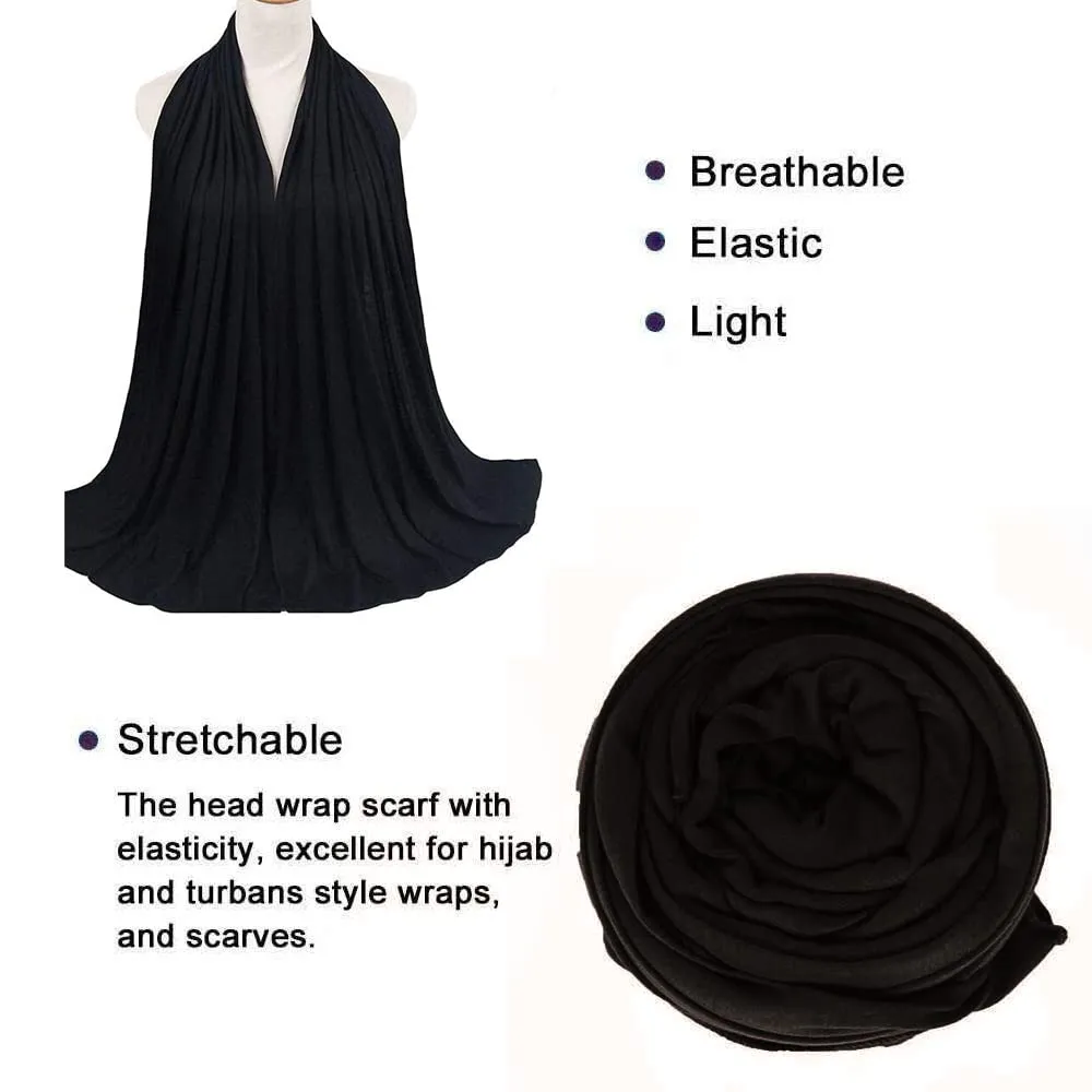 Head Wraps for Women African Stretch Jersey Turbans Head Wrap Breathable Extra Large Headband Hair Band Headbands