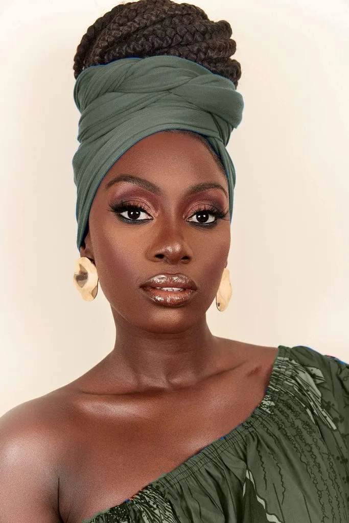 Head Wraps for Women African Stretch Jersey Turbans Head Wrap Breathable Extra Large Headband Hair Band Headbands
