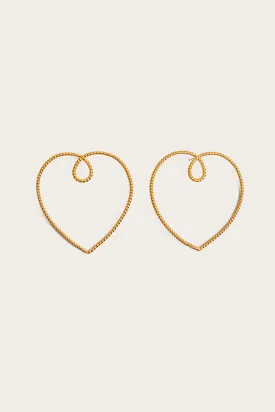 Heart Of Gold Earrings
