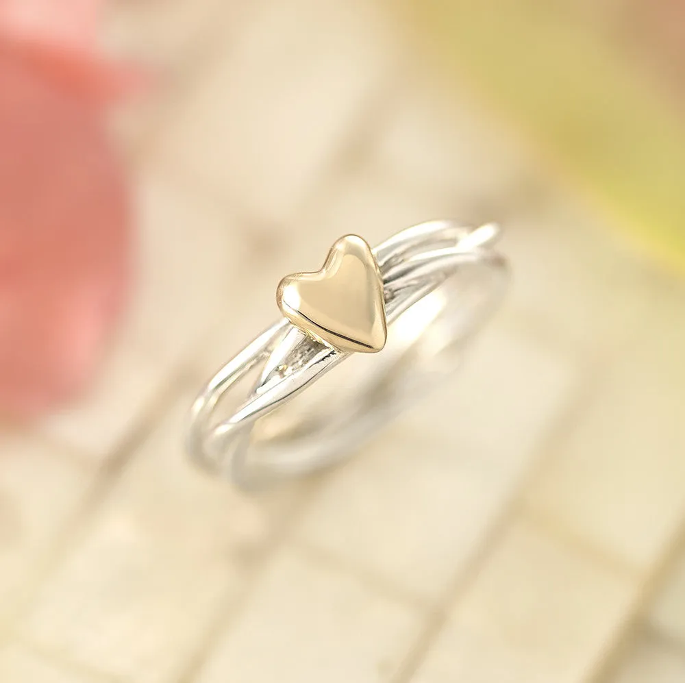 Heart of Gold Ring - SR1008
