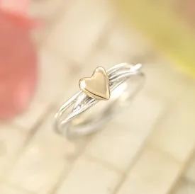 Heart of Gold Ring - SR1008