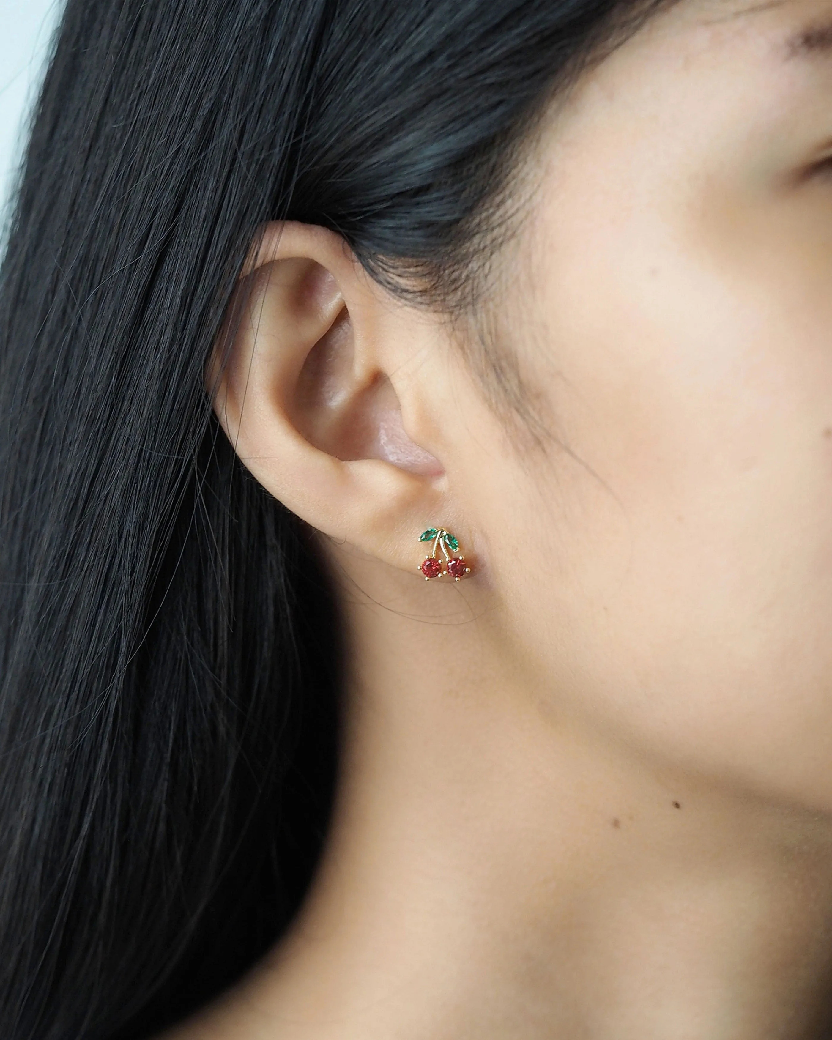 Juicy Cherry Studs