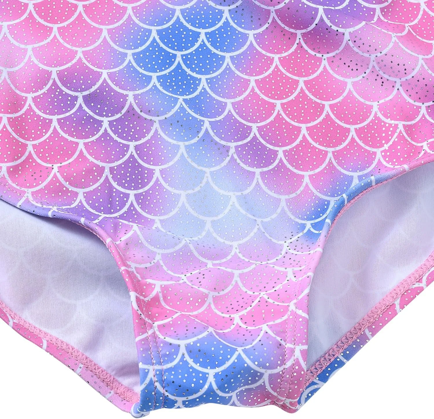 kavkas Baby Girl Swimsuit Cute One Piece Bathing Suit with Sun Protection Ruffles Swimwear (9M-6T)