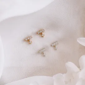 Kyra - Sterling Silver Stud Earrings