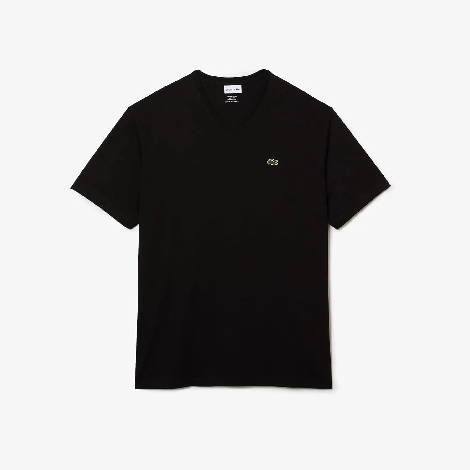 Lacoste Men's Big V-Neck Short Sleeve Regular Fit Classic T-Shirt