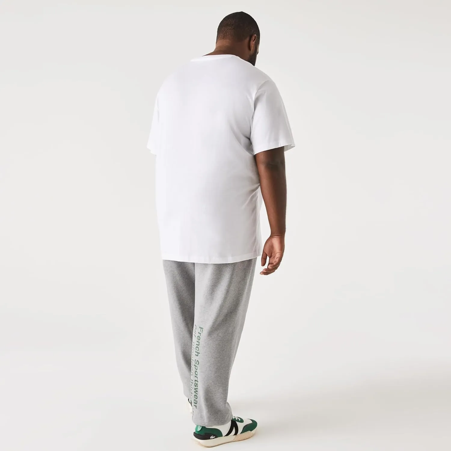 Lacoste Men's Big V-Neck Short Sleeve Regular Fit Classic T-Shirt