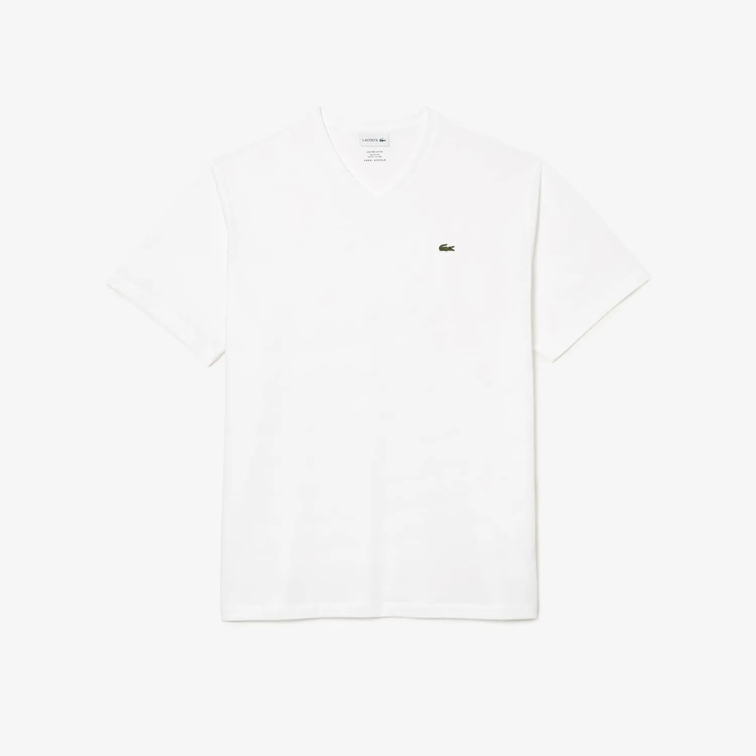 Lacoste Men's Big V-Neck Short Sleeve Regular Fit Classic T-Shirt