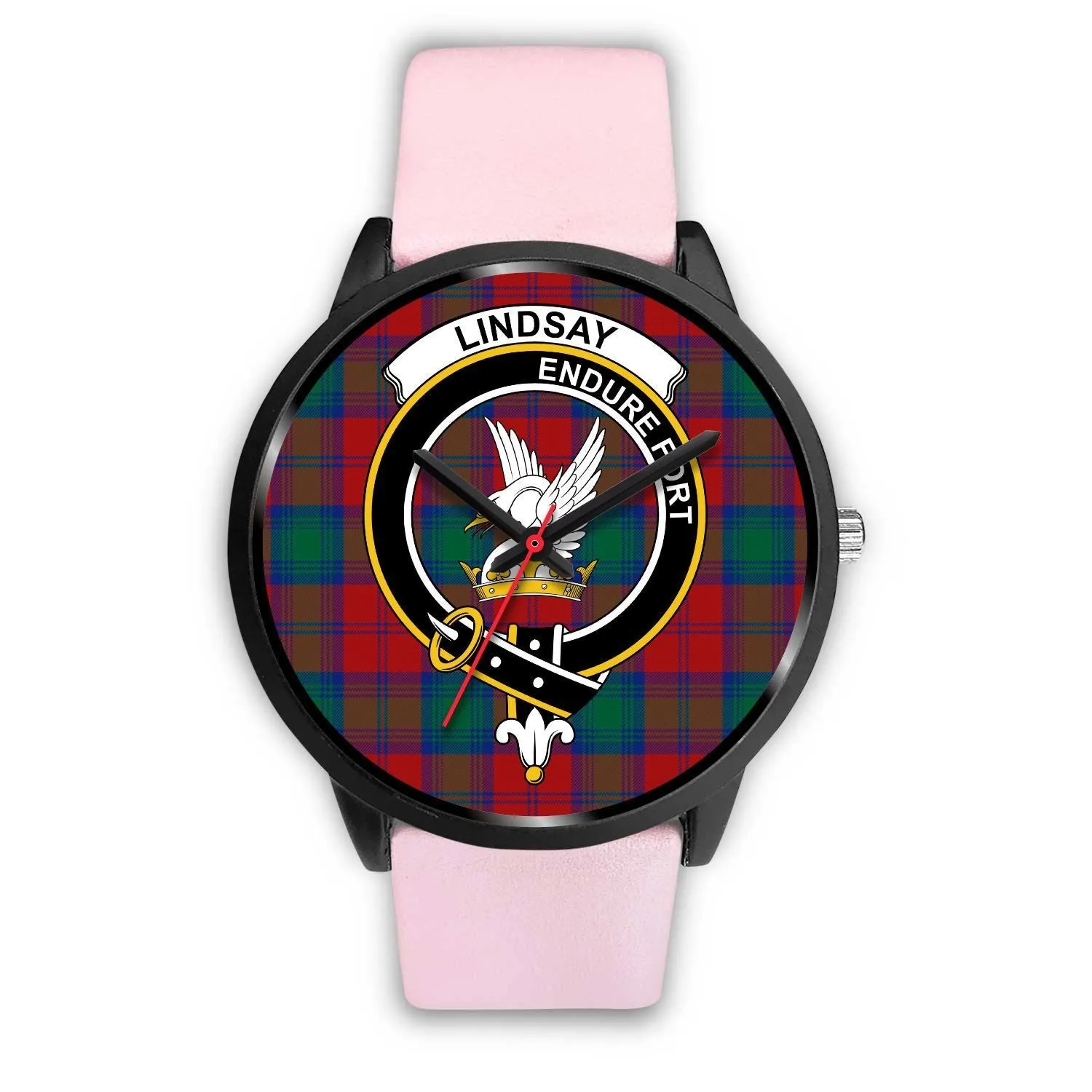 Lindsay Modern Clan Badge Tartan Black Watch