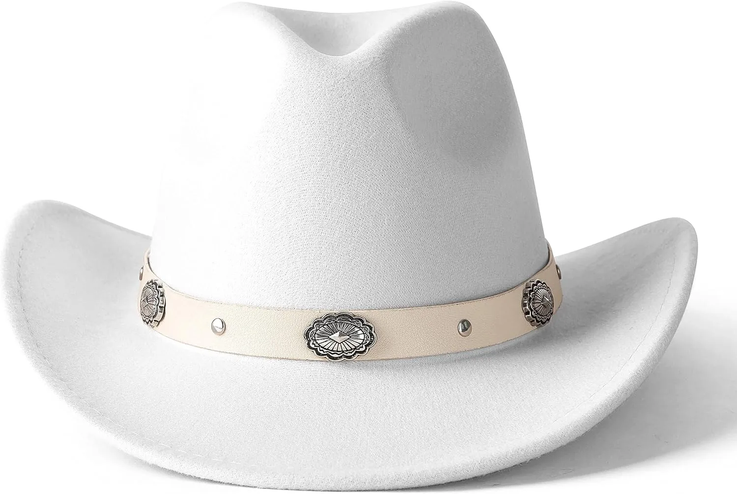Lisianthus Cowboy Cowgirl Hats for Women & Men Felt Western Outdoor Hat Wide Brim