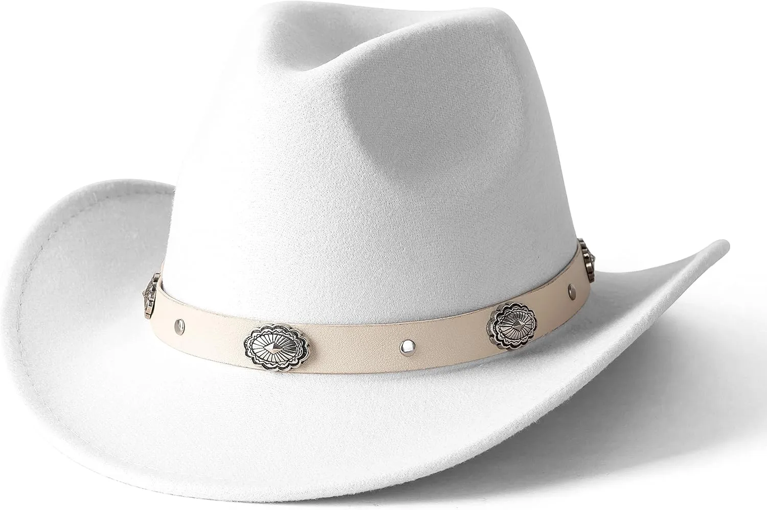 Lisianthus Cowboy Cowgirl Hats for Women & Men Felt Western Outdoor Hat Wide Brim