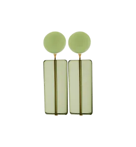Elegant Lorena Taddei Green Earring Set