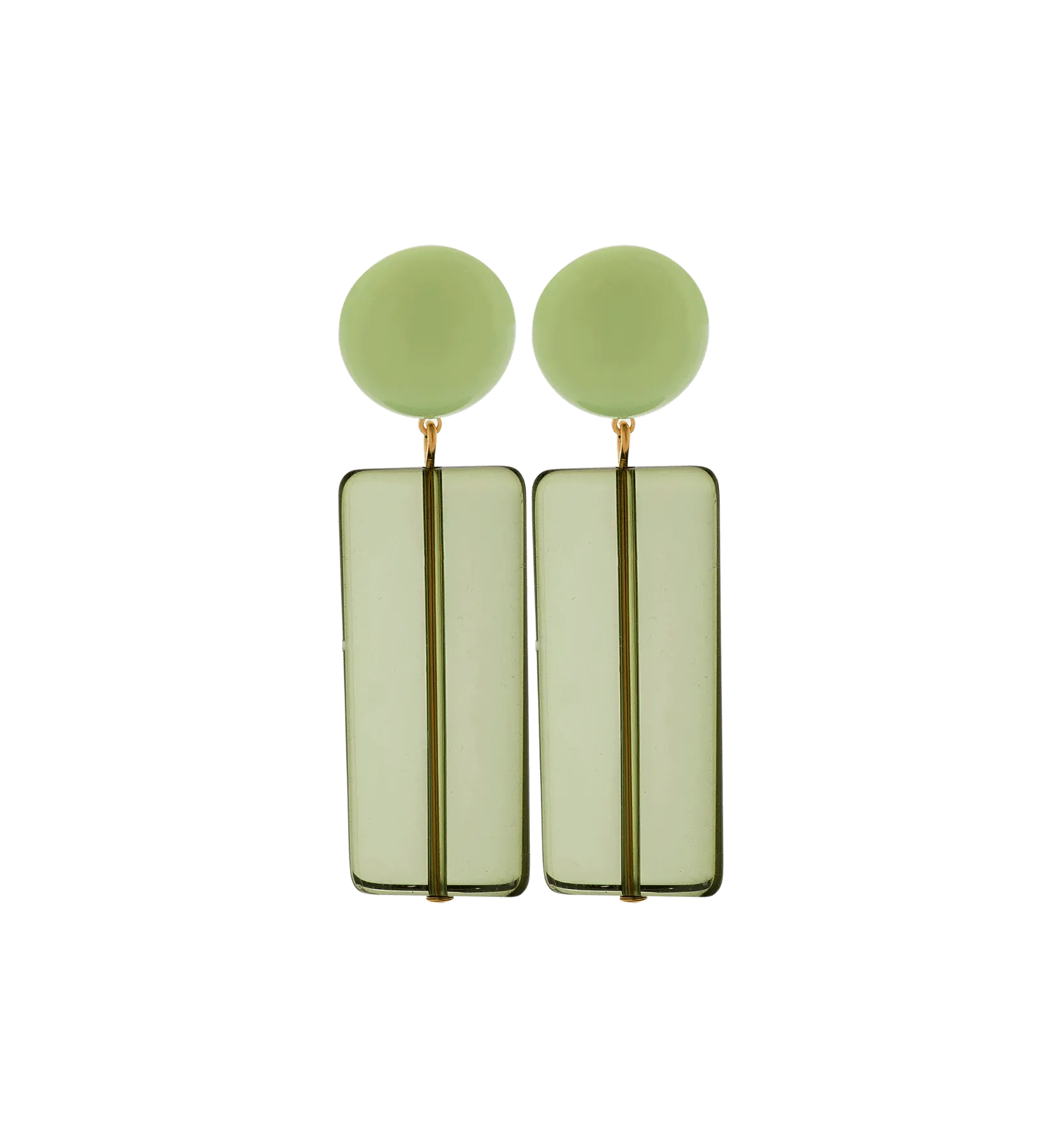 Elegant Lorena Taddei Green Earring Set