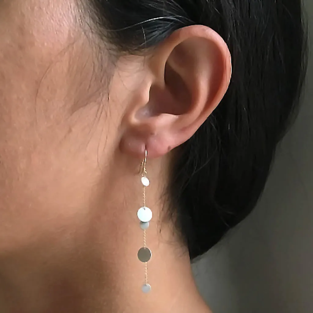 <!--ER935-->confetti cascade drop earrings