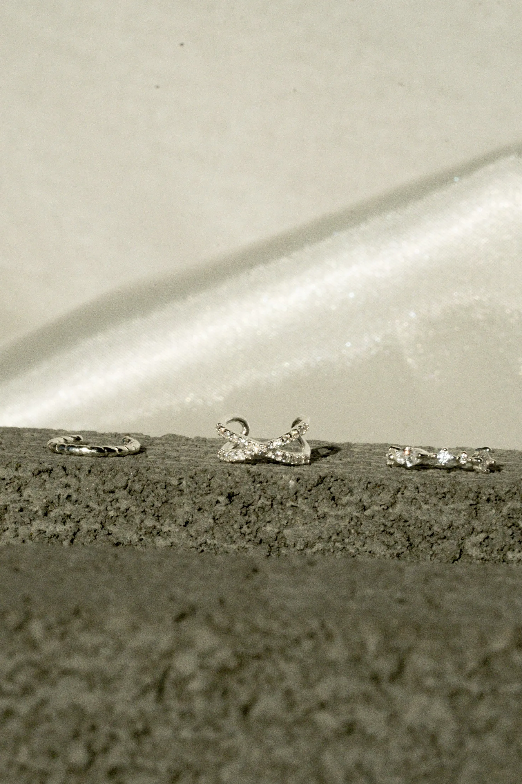 Marjorie Ear Cuffs Set - Sterling Silver