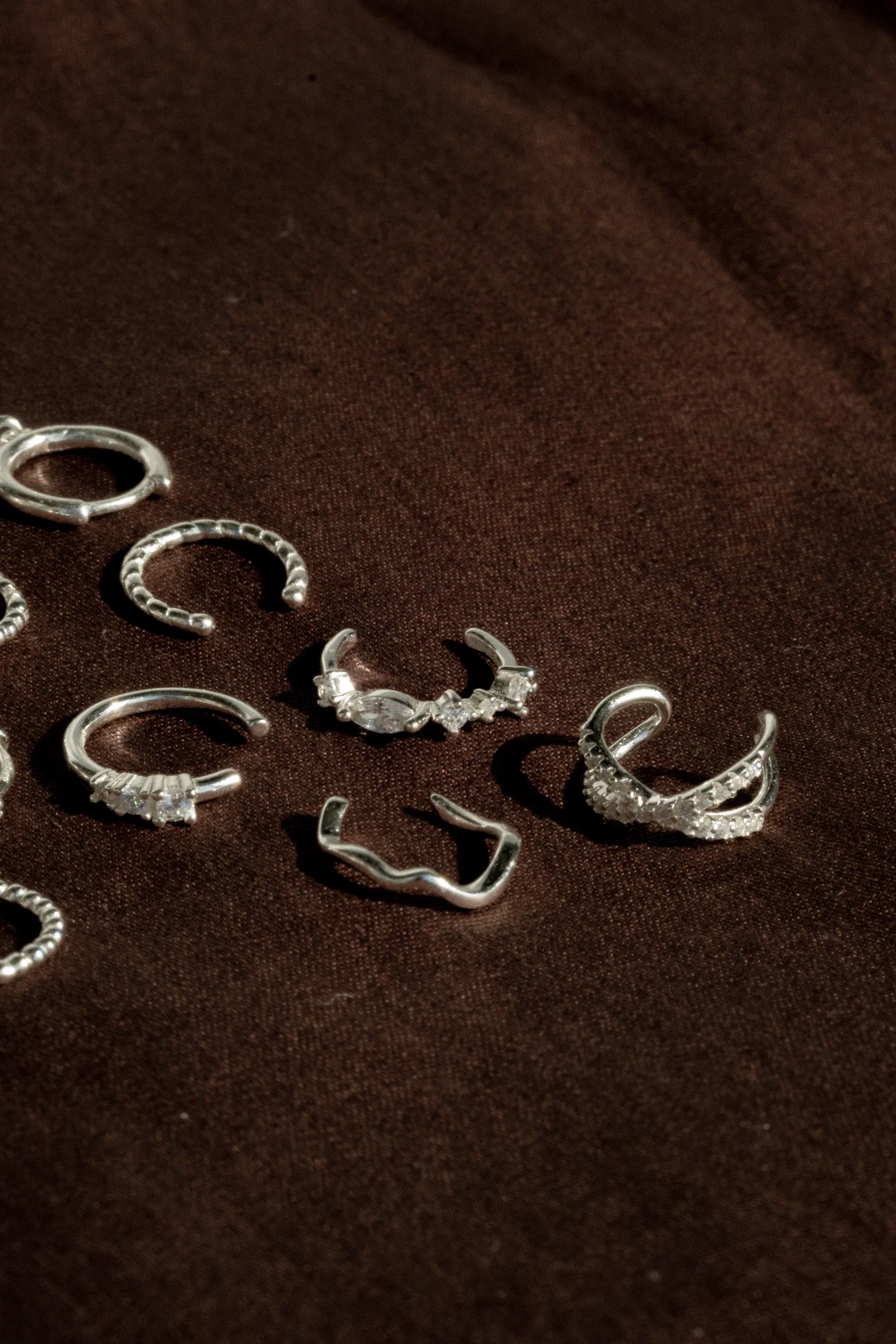 Marjorie Ear Cuffs Set - Sterling Silver