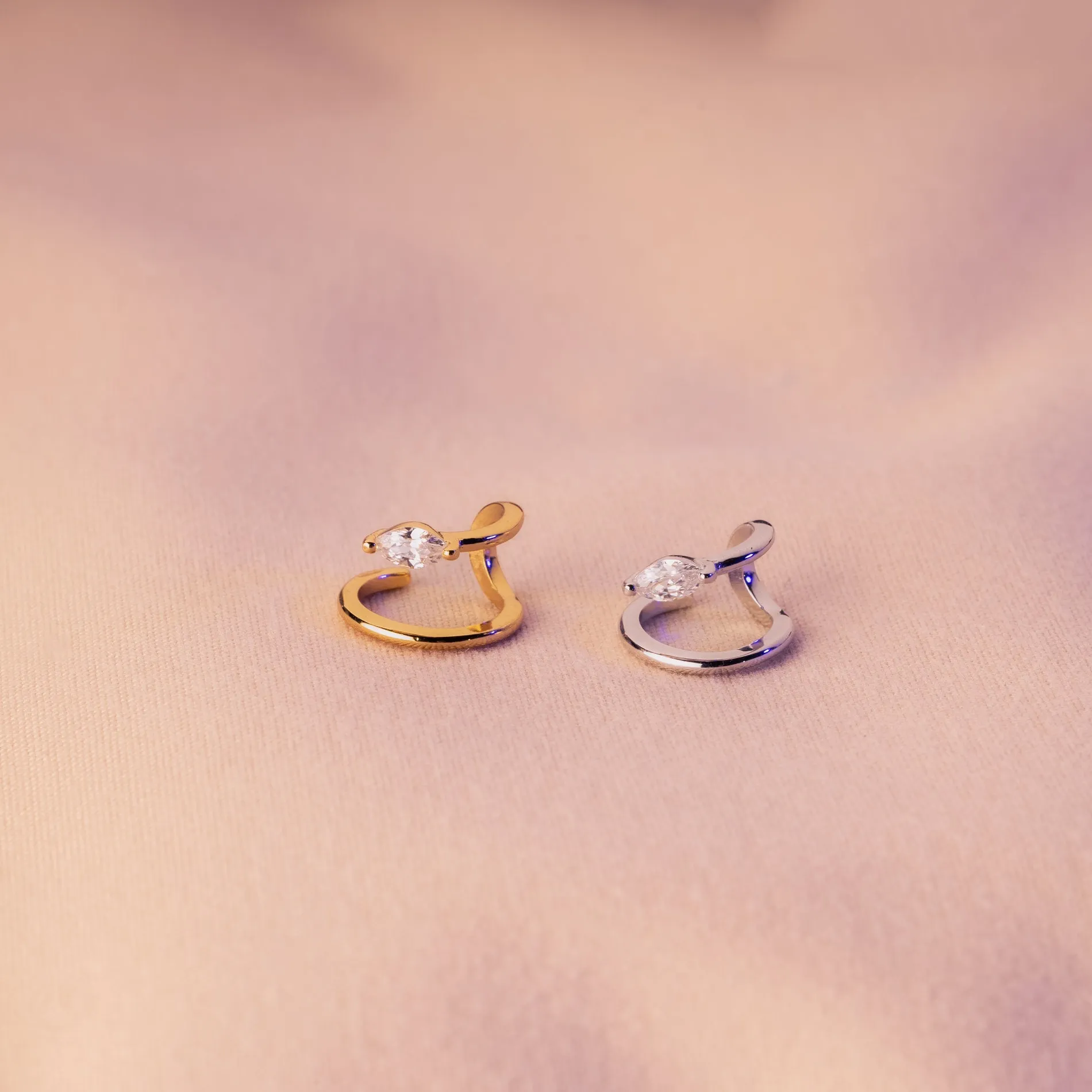 Marquise CZ Illusion Ear Cuff