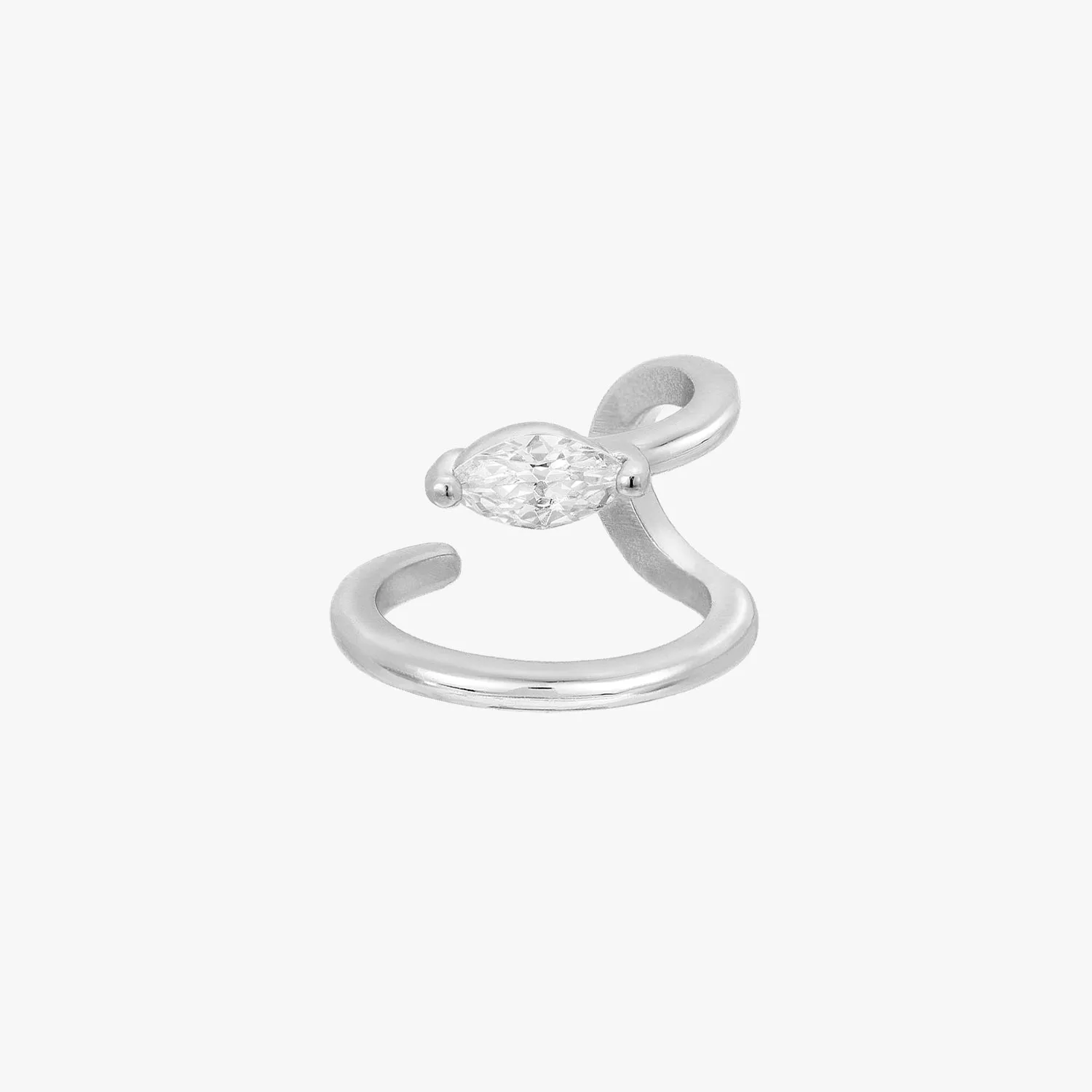 Marquise CZ Illusion Ear Cuff