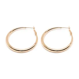 Medium Graduated Hoop Earrings