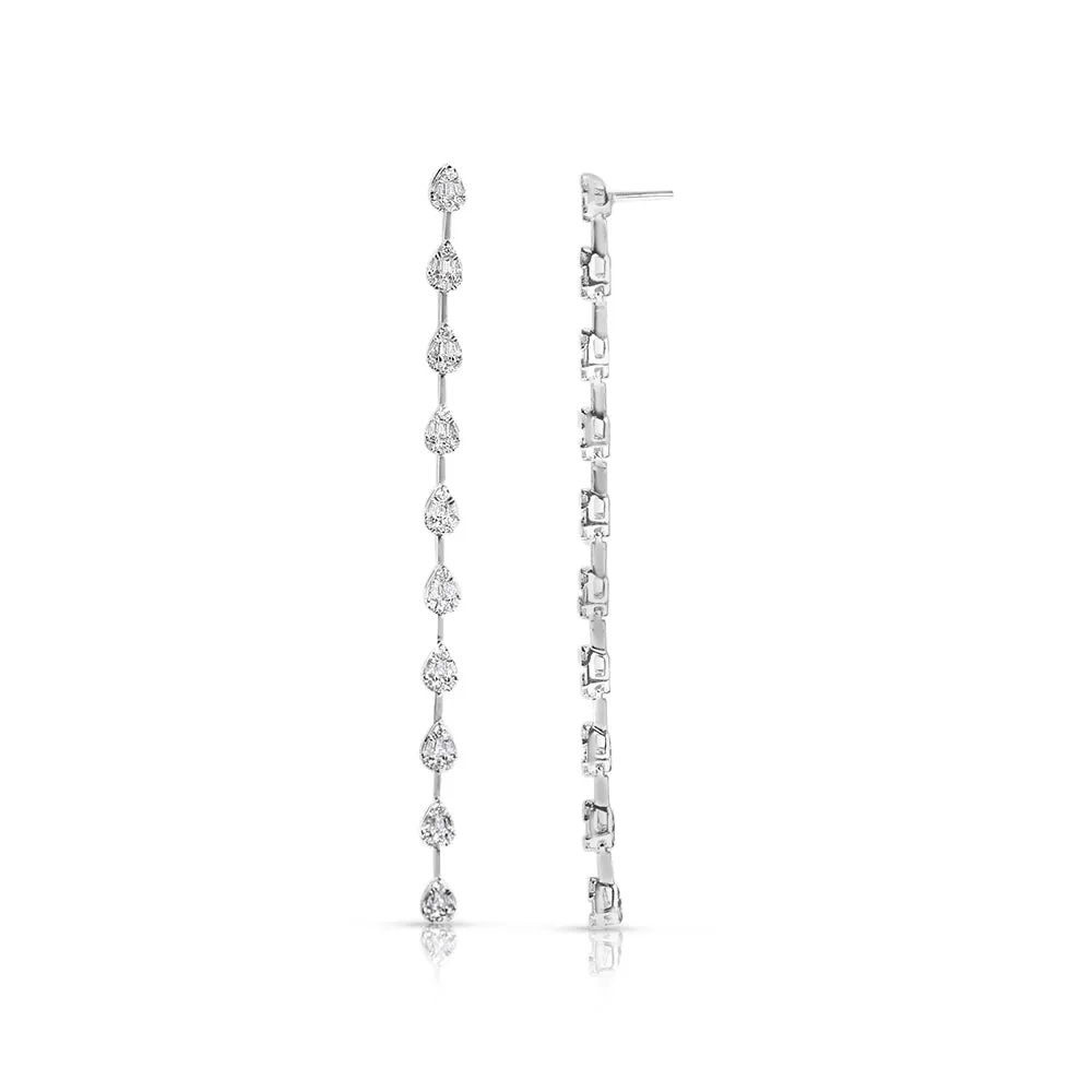 MILA DIAMOND DROP EARRINGS