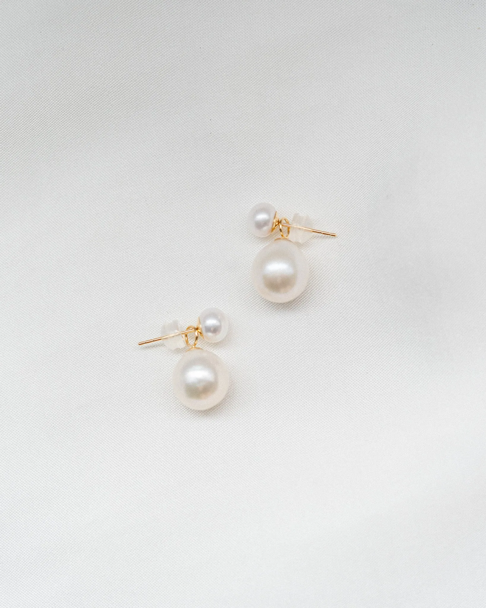 Pim Petite Pearl Earrings | Solid Gold