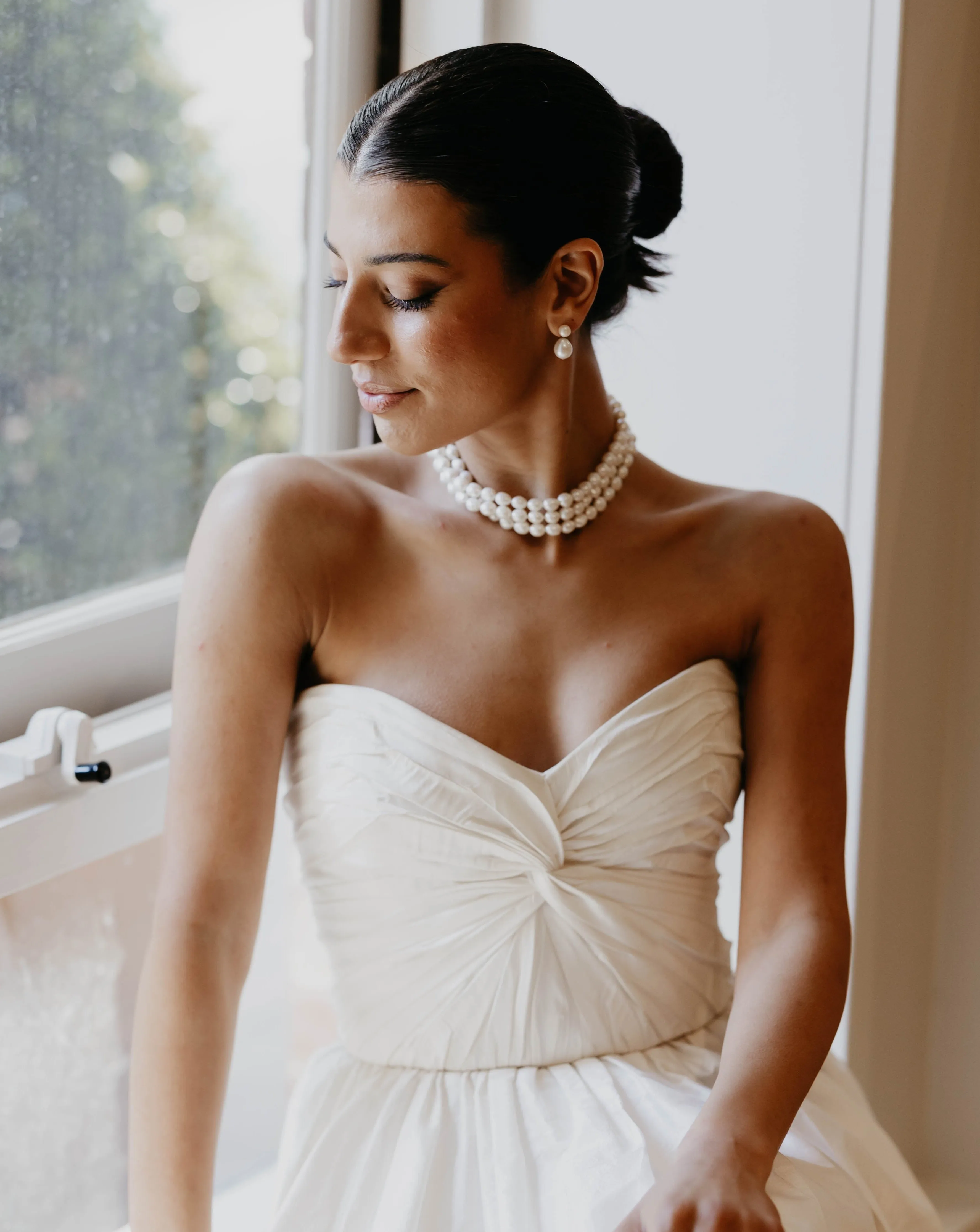 Pim Petite Pearl Earrings | Solid Gold
