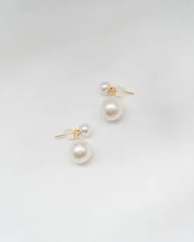 Pim Petite Pearl Earrings | Solid Gold