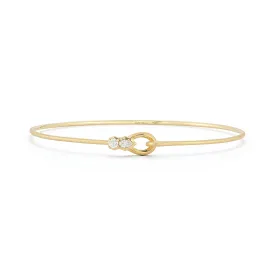 Stylish Posey Double Stone Bangle