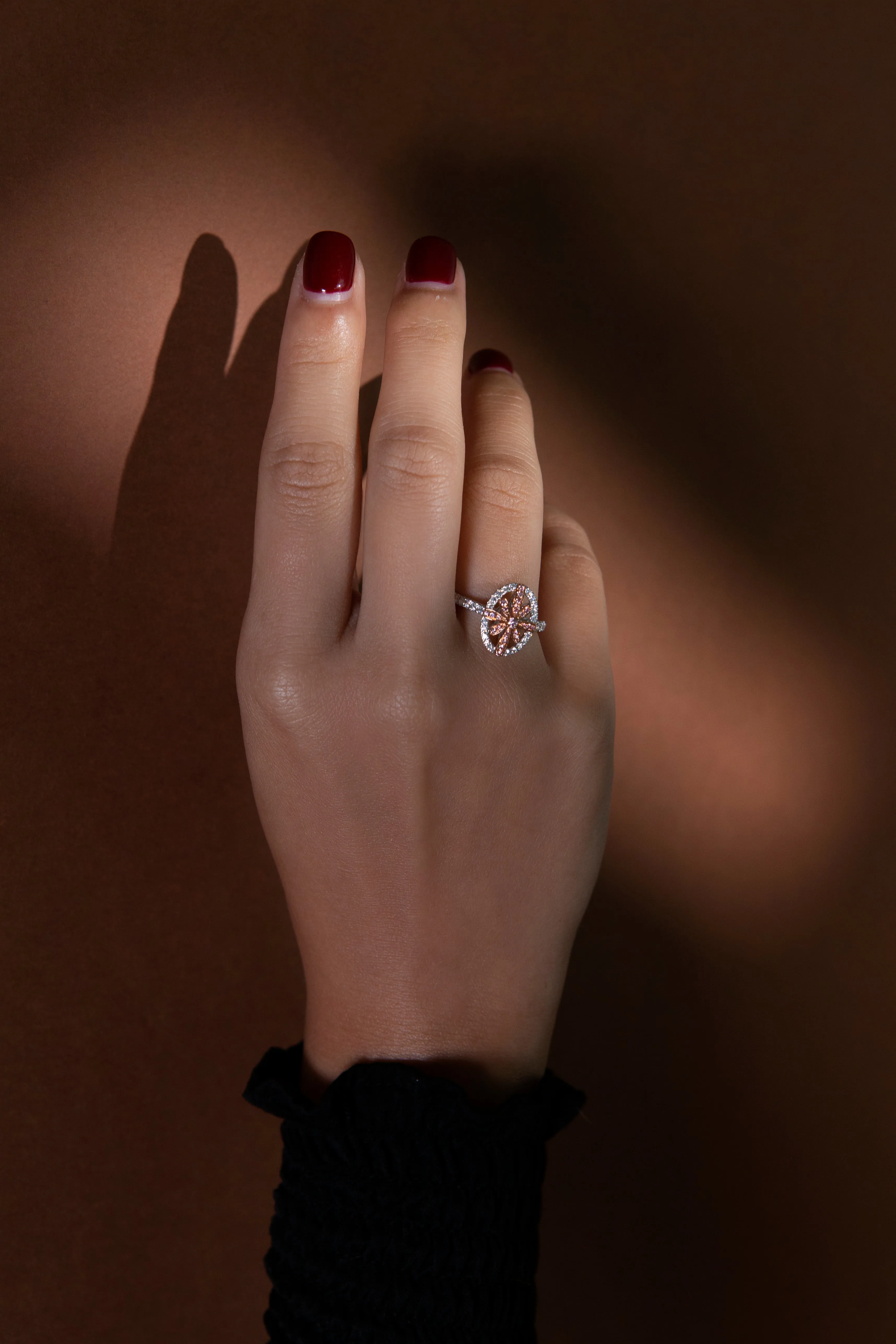 PT900 and Rose Gold Pink Diamond