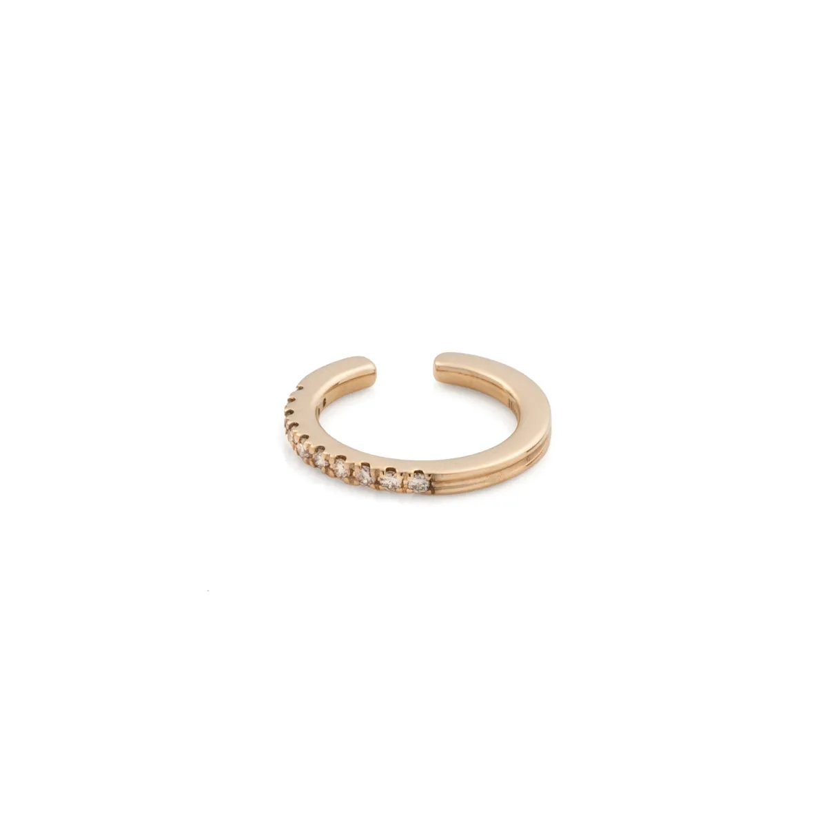 "Gossamer" Diamond Ear Cuff Small size