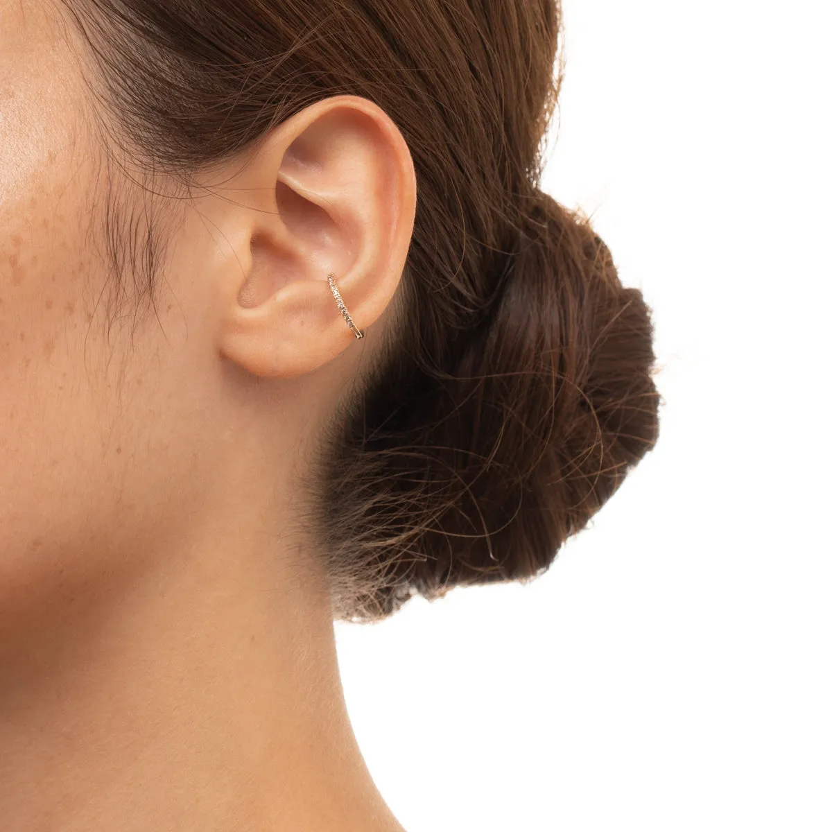 "Gossamer" Diamond Ear Cuff Small size