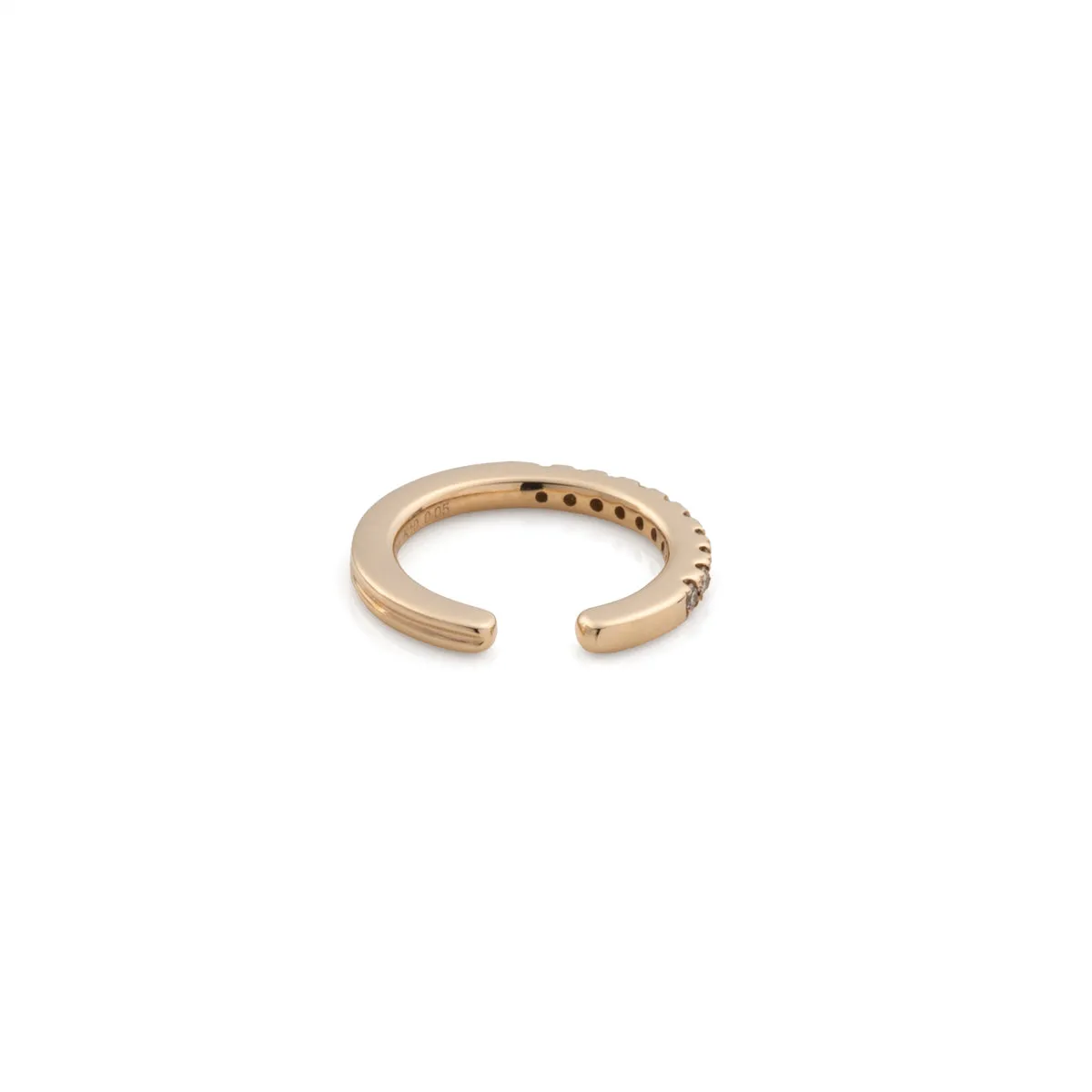 "Gossamer" Diamond Ear Cuff Small size