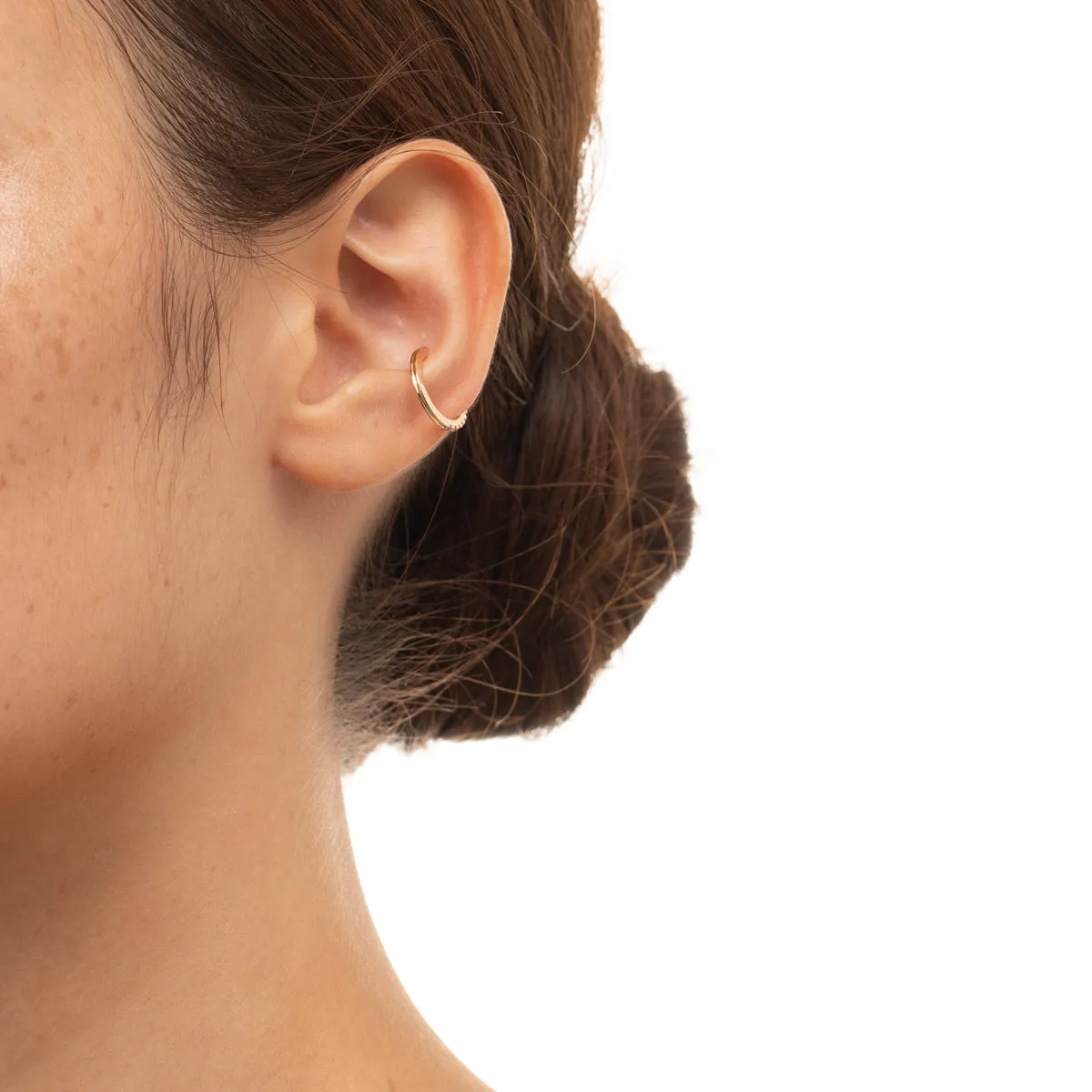 "Gossamer" Diamond Ear Cuff Small size