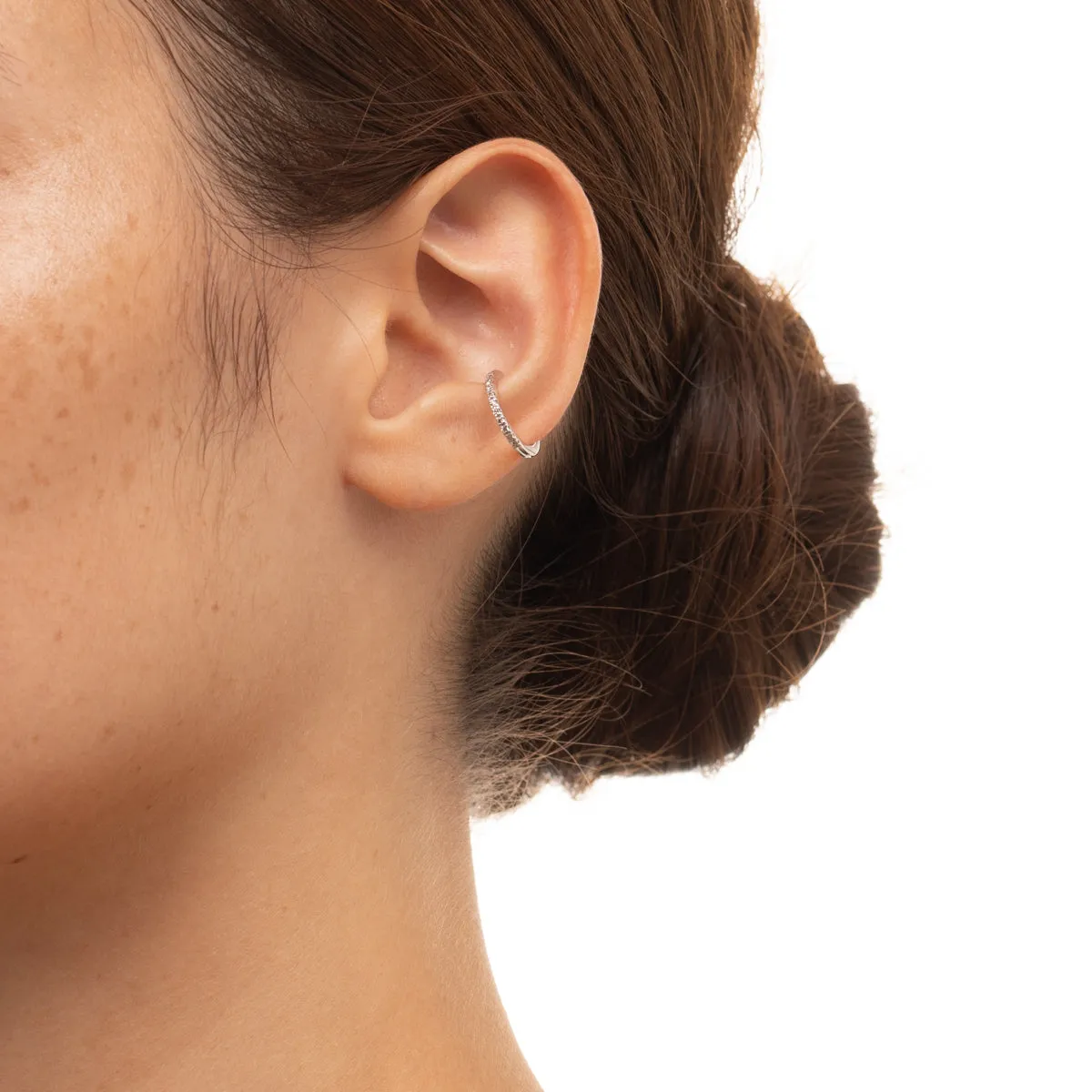 "Gossamer" Diamond Ear Cuff Small size