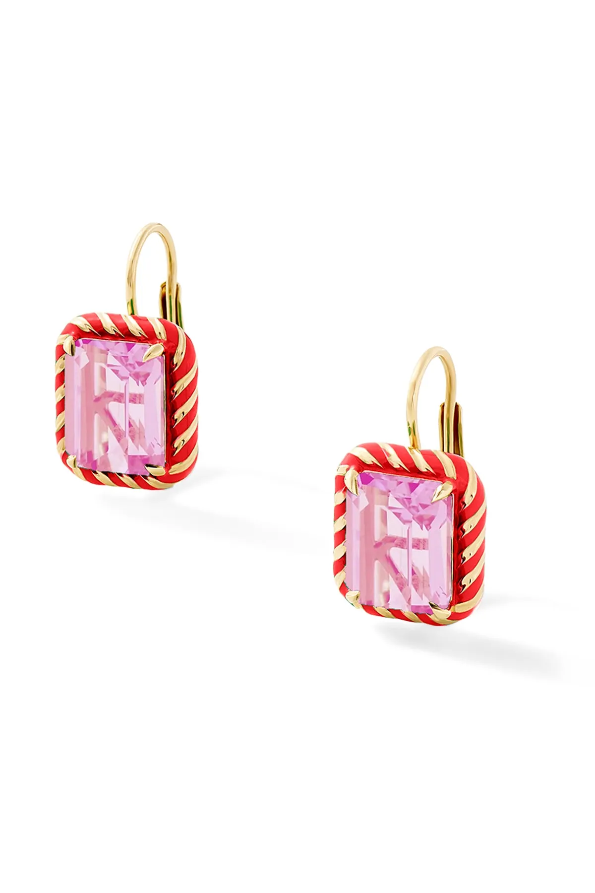 Elegant Rectangular Streamer Cocktail Drop Earrings