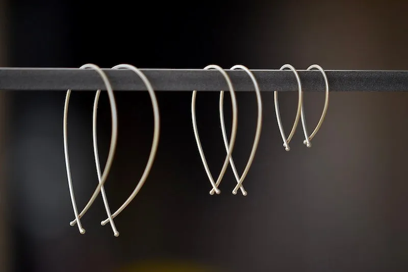 Ribbon Hoops in three sizes