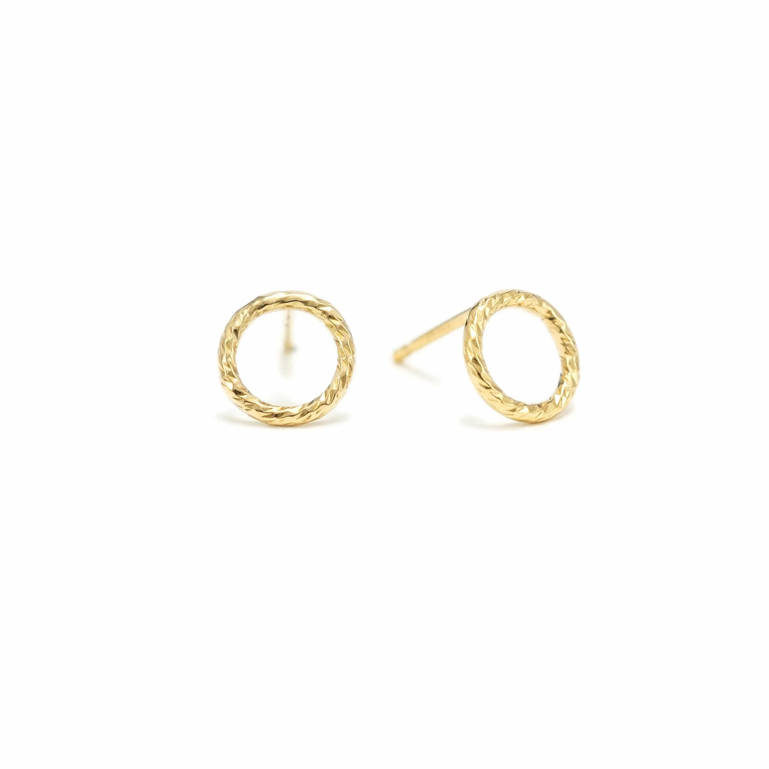 Ring Gold-Filled Stud Earrings