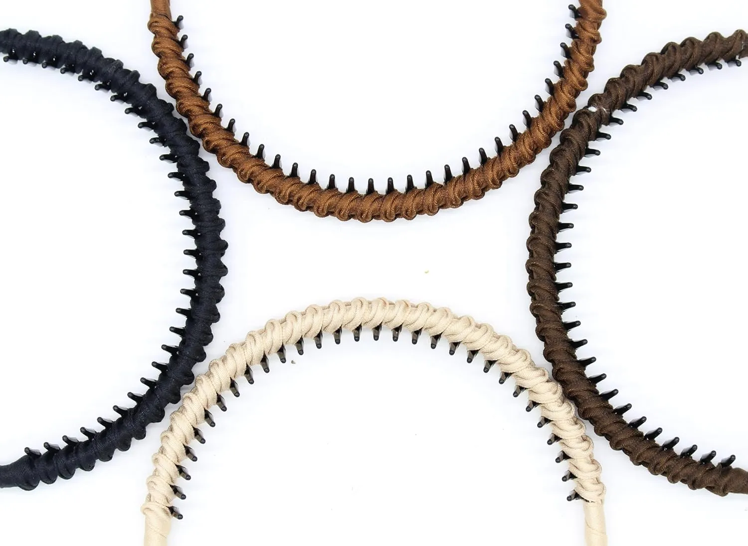Spa Headbands for Washing Face or Facial.Can easily solve the problem of short hair on the forehead fashionable hair accessories are suitable for friends gatherings and shoppingA pack of 4