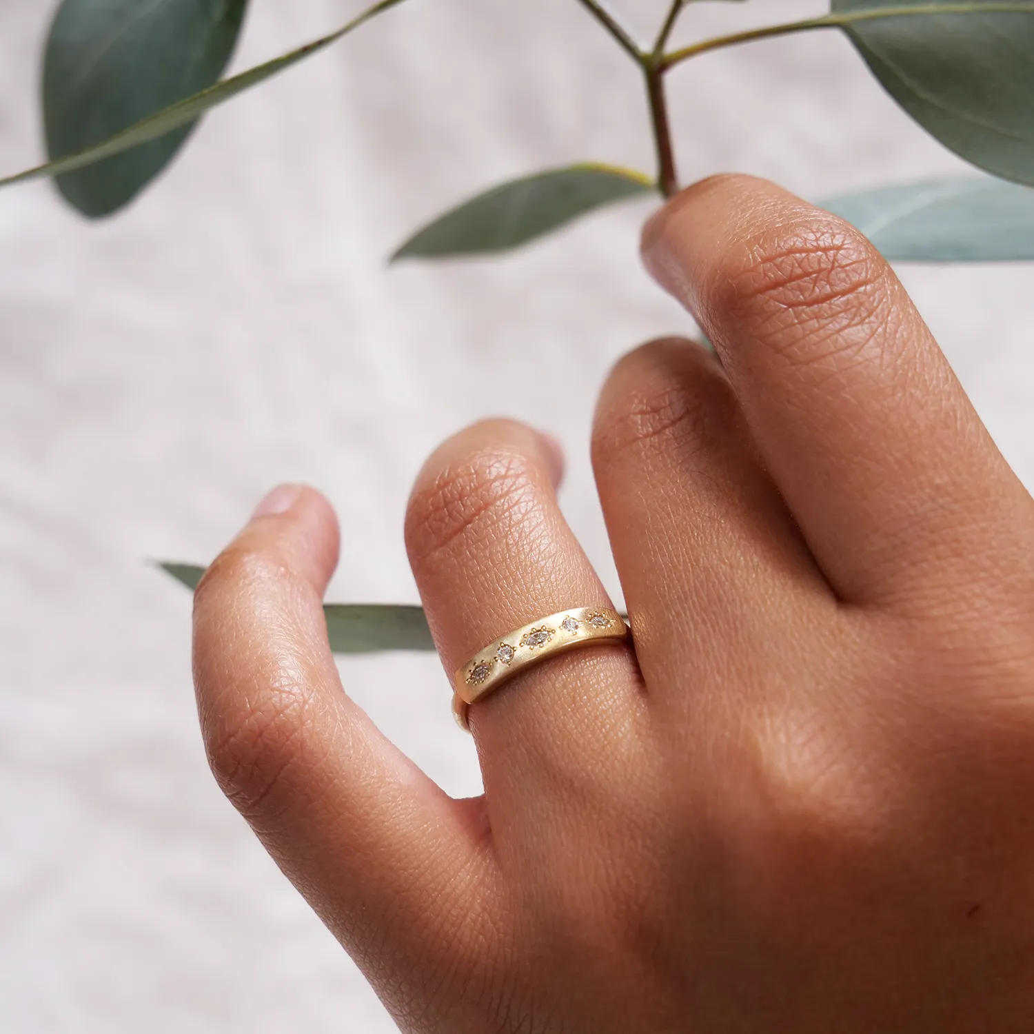 Starry Sky Diamond Ring
