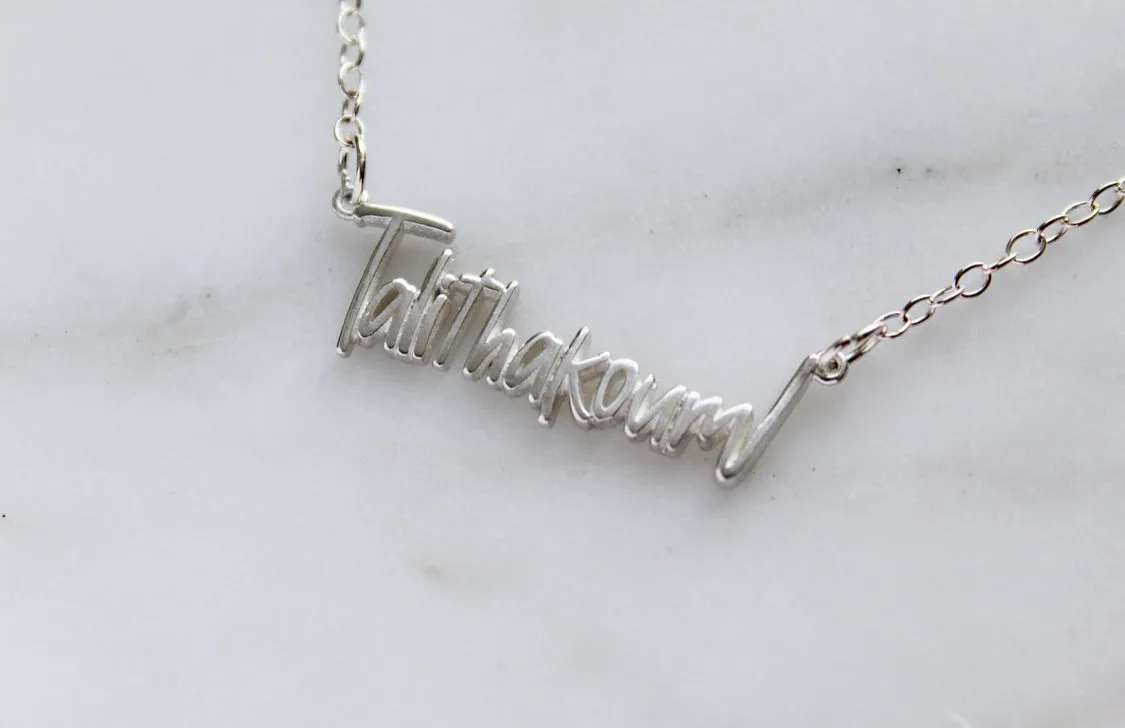 Talitha Koum necklace in Sterling Silver