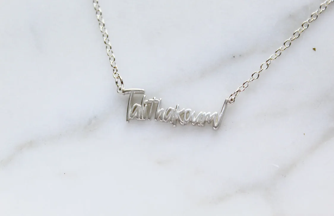 Talitha Koum necklace in Sterling Silver