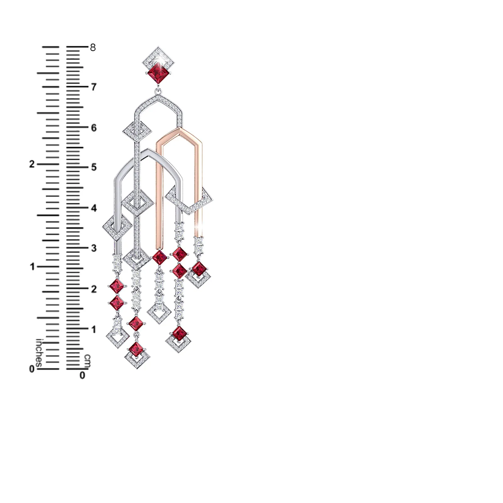 THE ADIGE RUBY CHANDELIERS