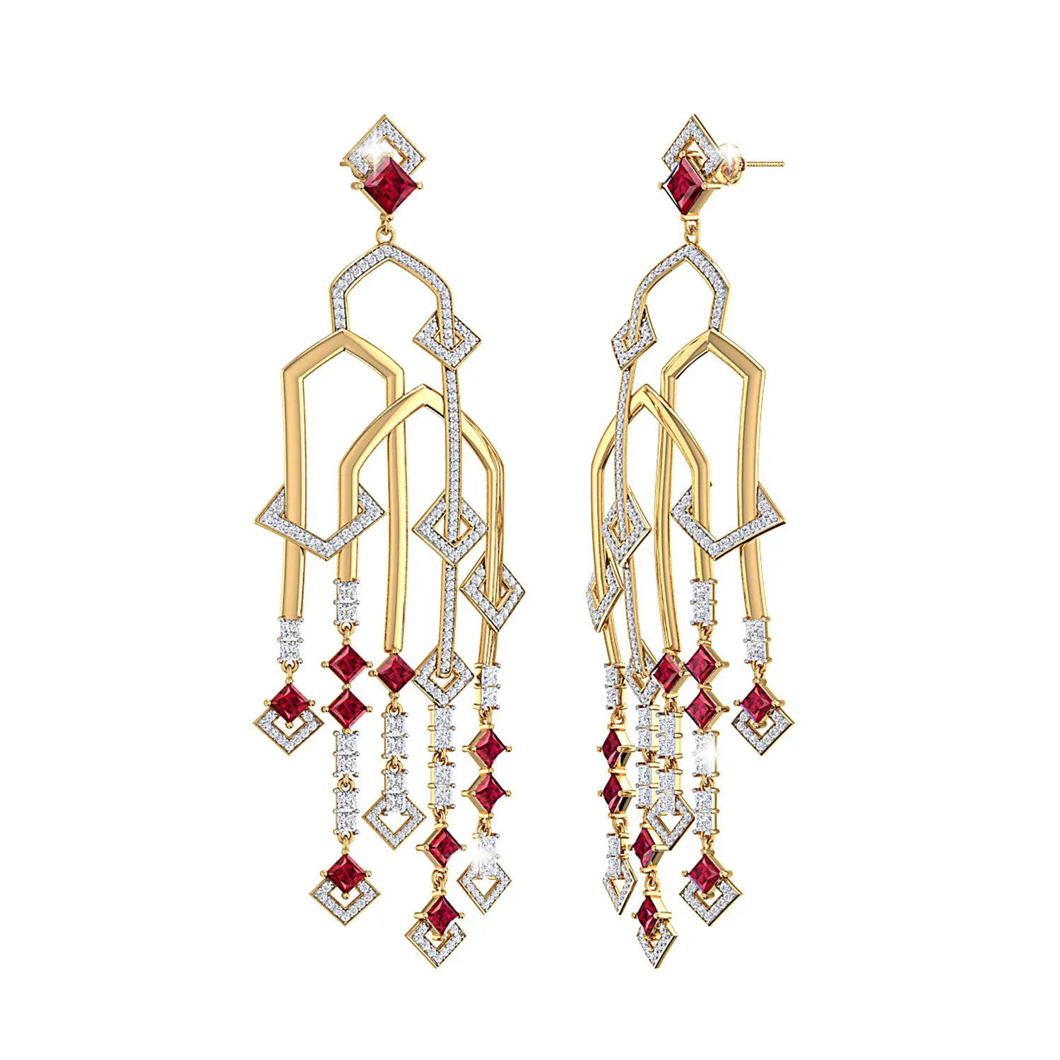 THE ADIGE RUBY CHANDELIERS